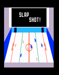 Slap Shot - Super Pro Hockey Title Screen